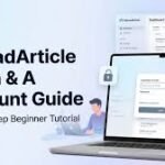 Uploadarticle-login-and-account