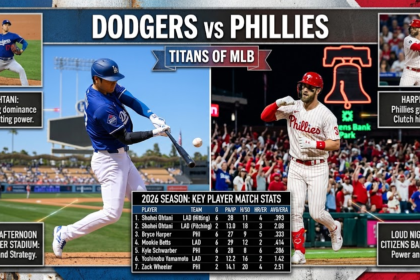 Dodgers vs Phillies Match Player Stats